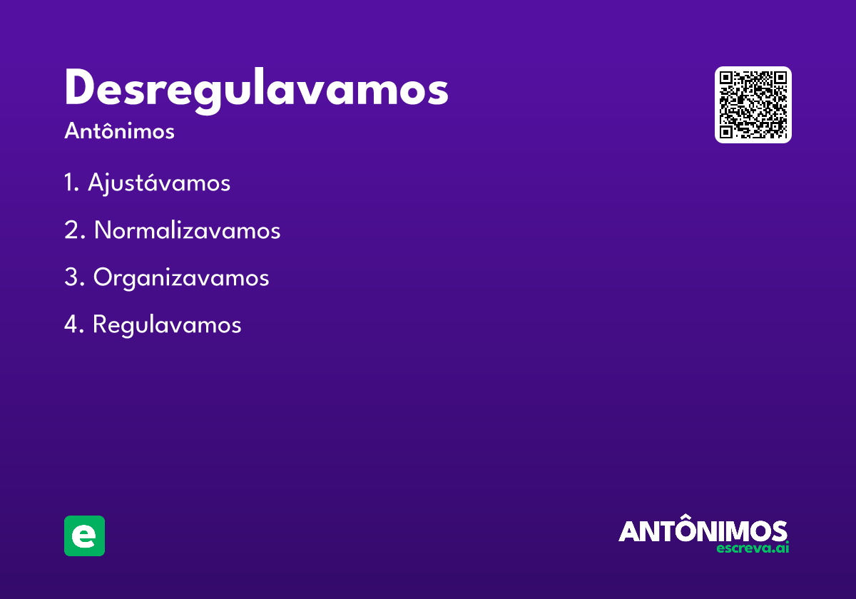 desregulavamos