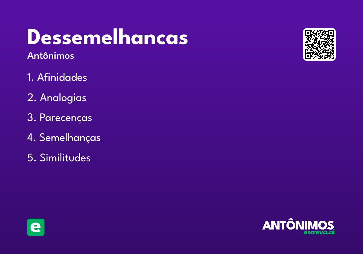 dessemelhancas