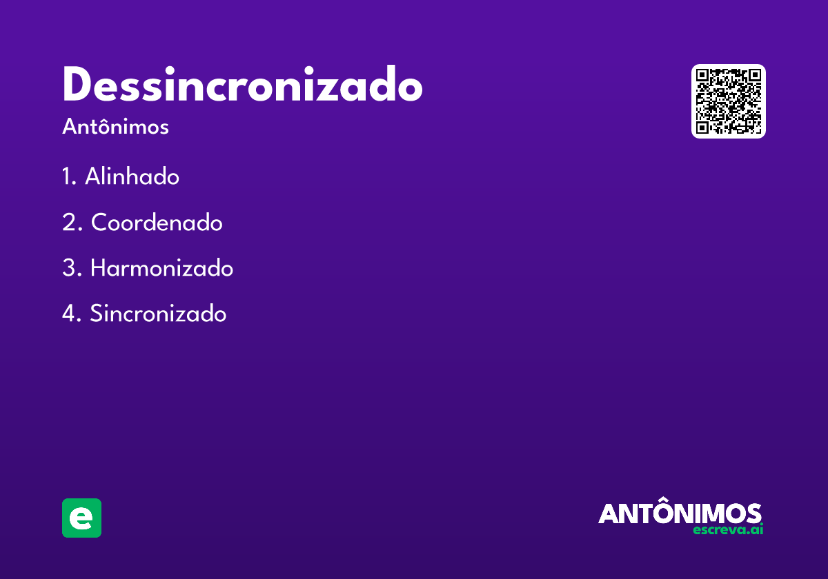 dessincronizado