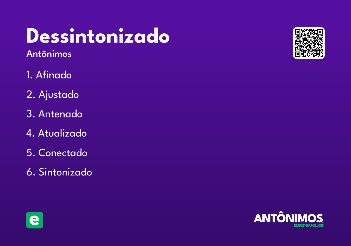 dessintonizado