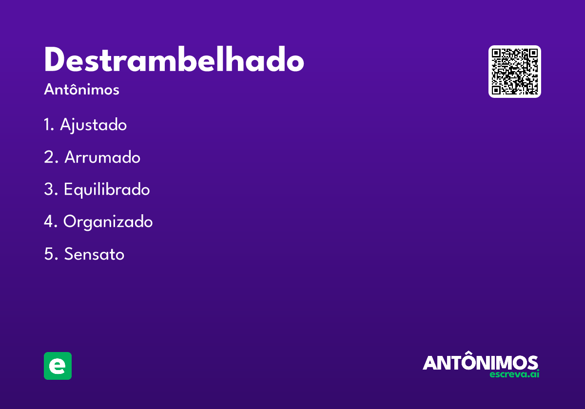 destrambelhado