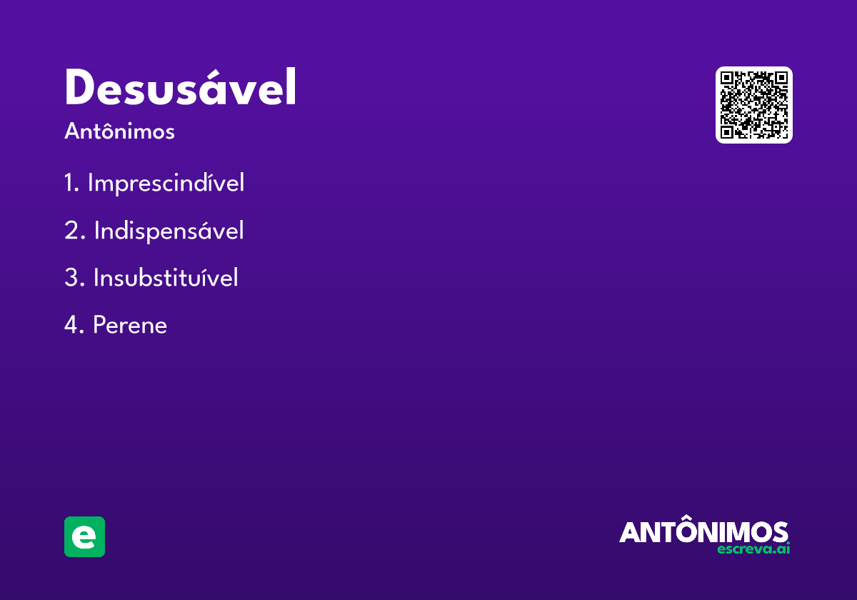 desusável