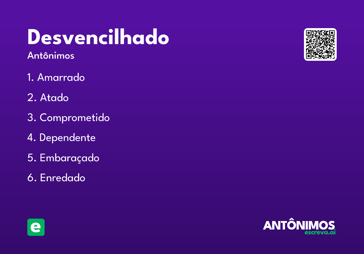 desvencilhado