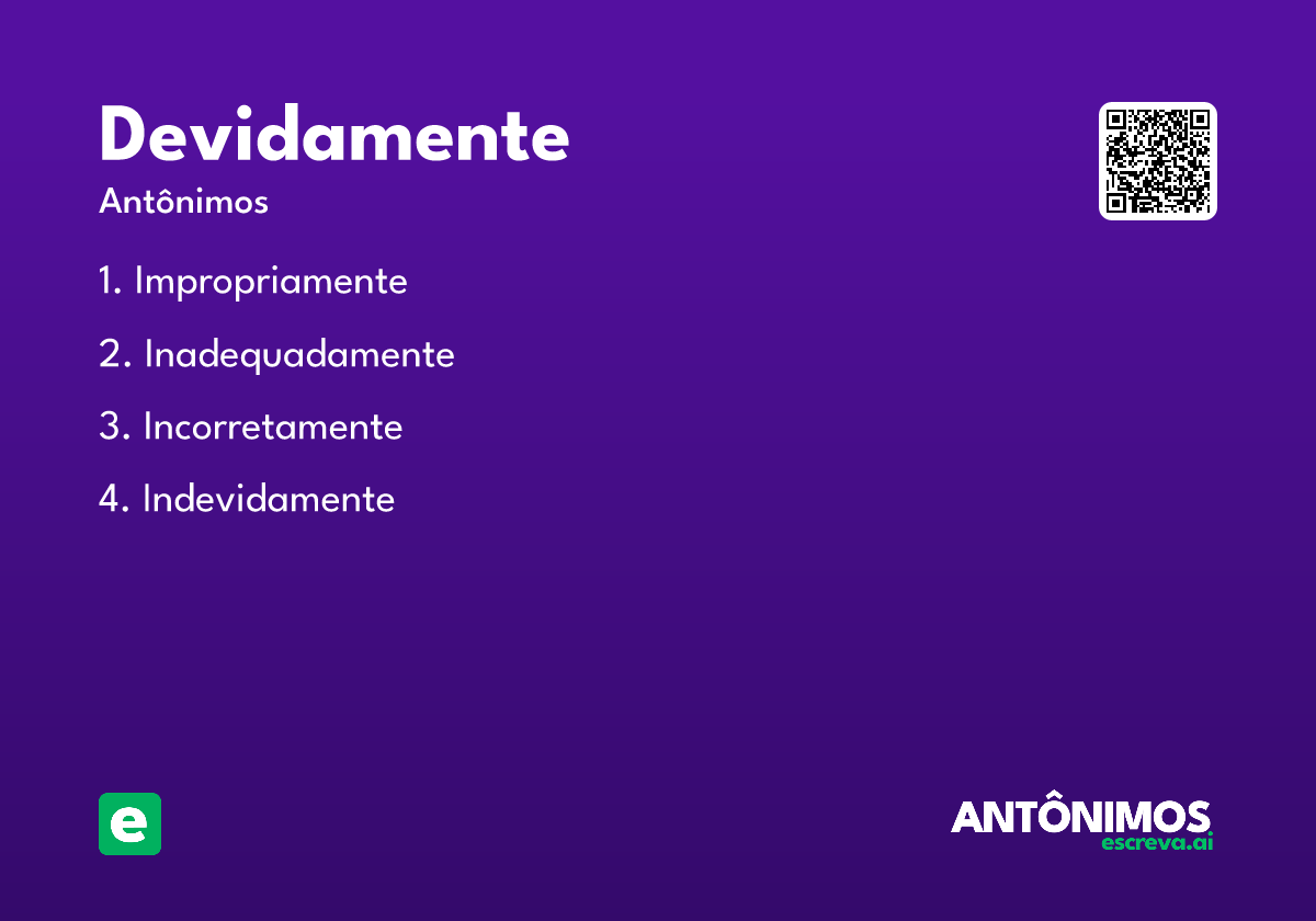 devidamente