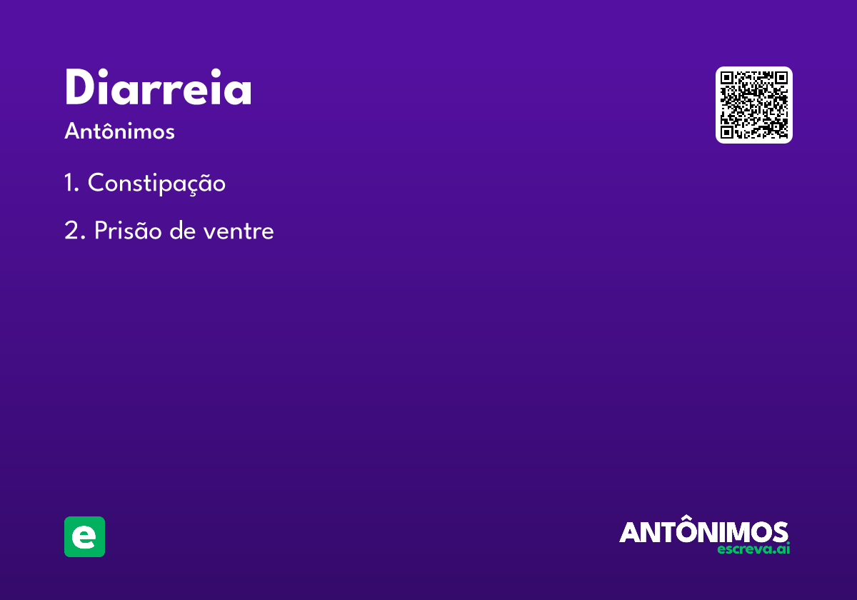 diarreia