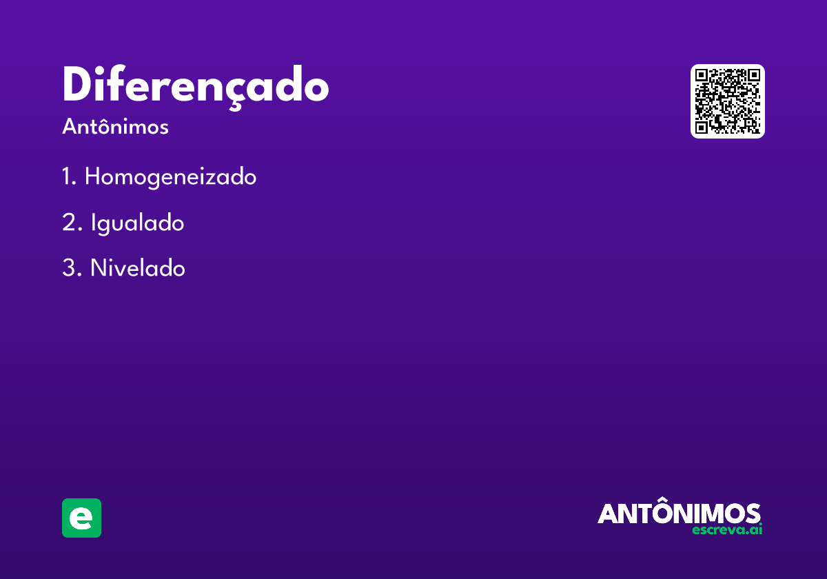 diferençado