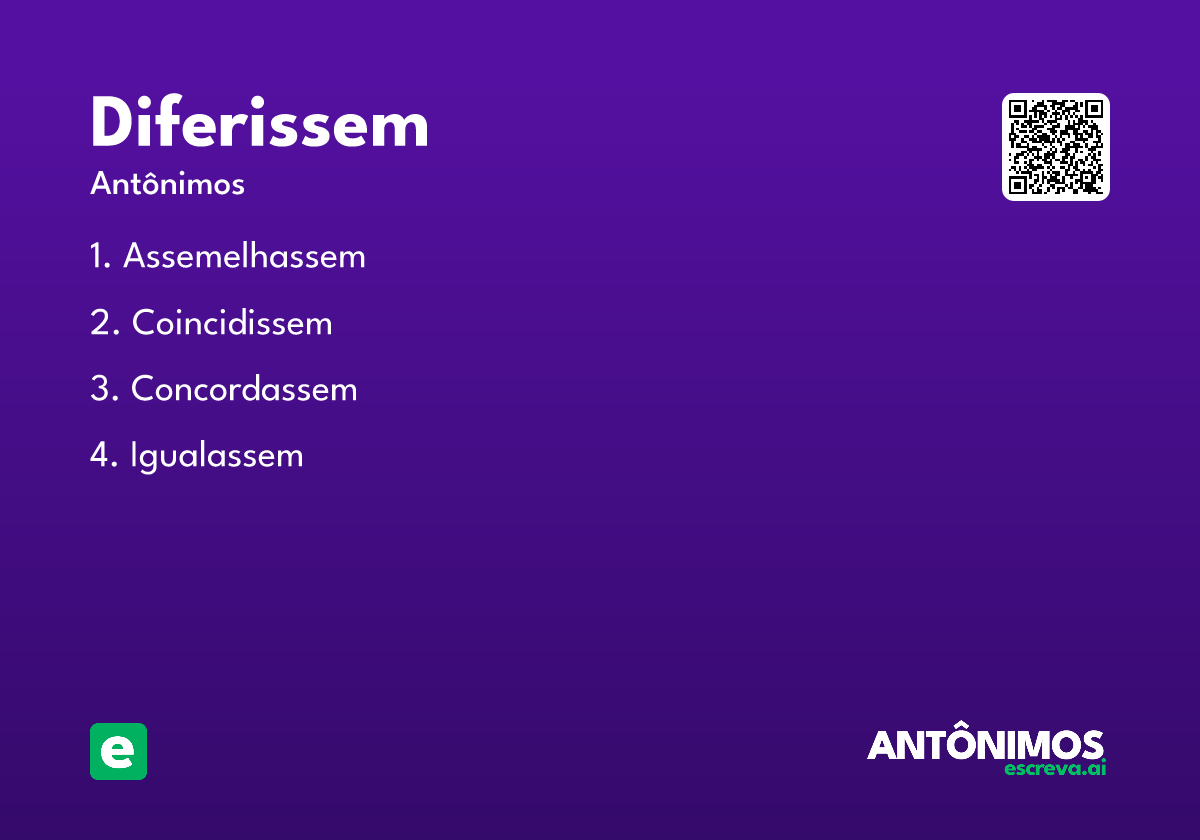 diferissem