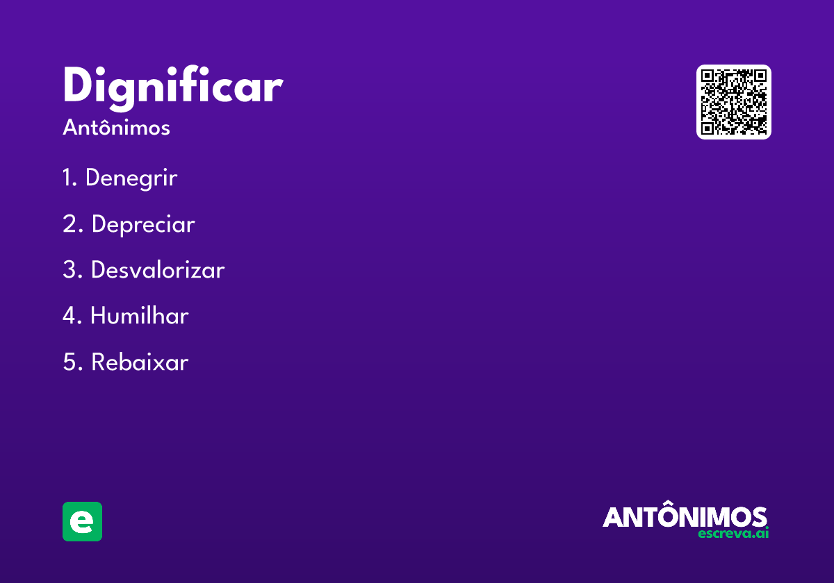 dignificar