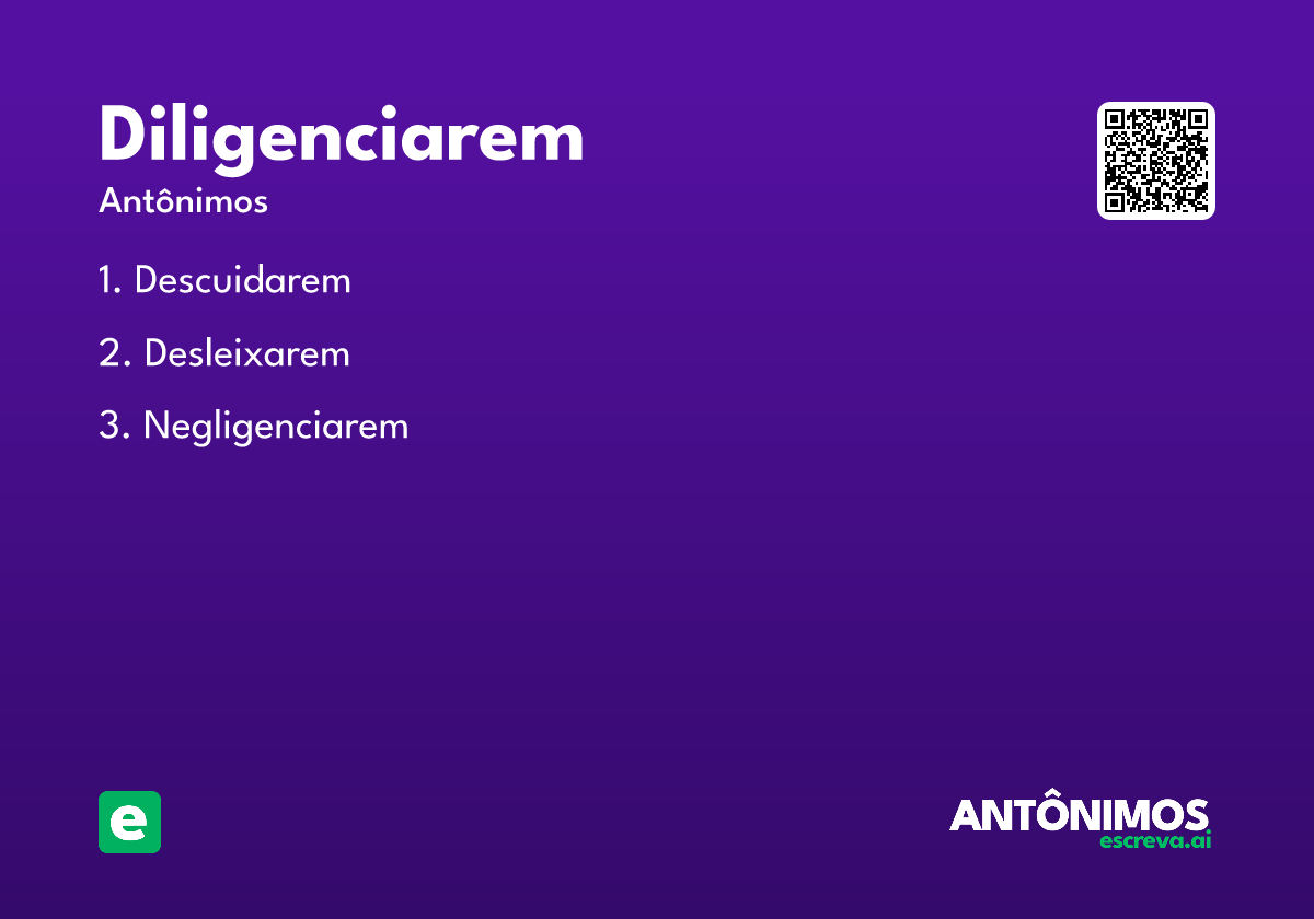 diligenciarem