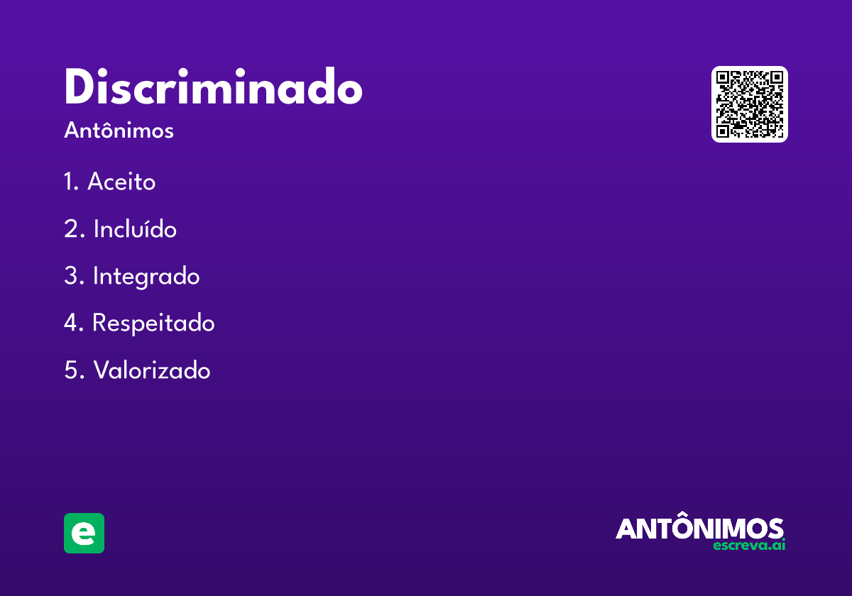 discriminado