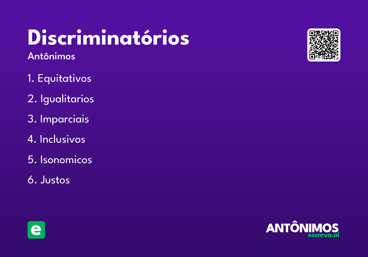 discriminatórios