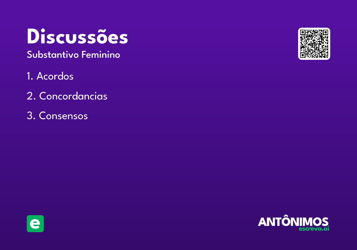 discussões