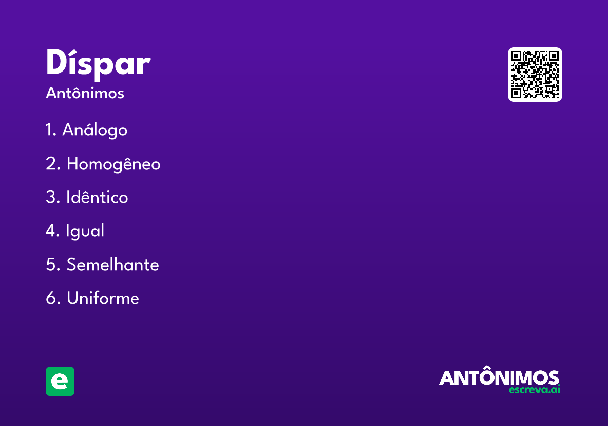 díspar