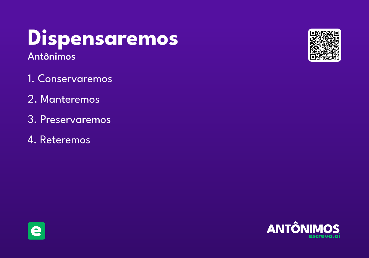 dispensaremos