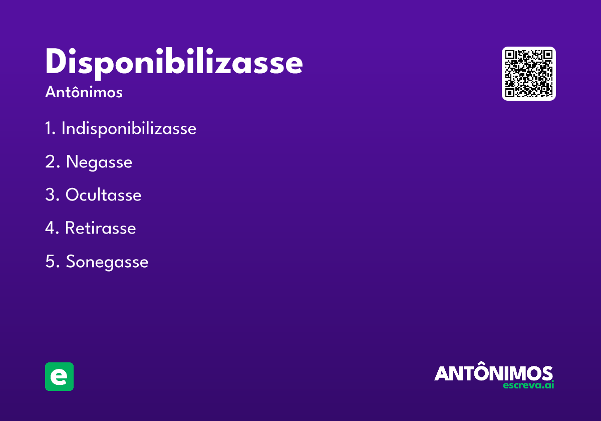 disponibilizasse