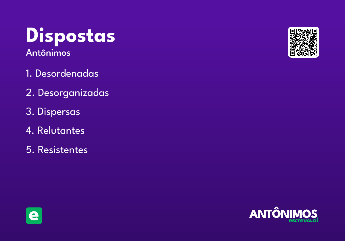 dispostas