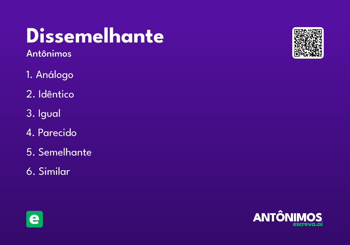 dissemelhante