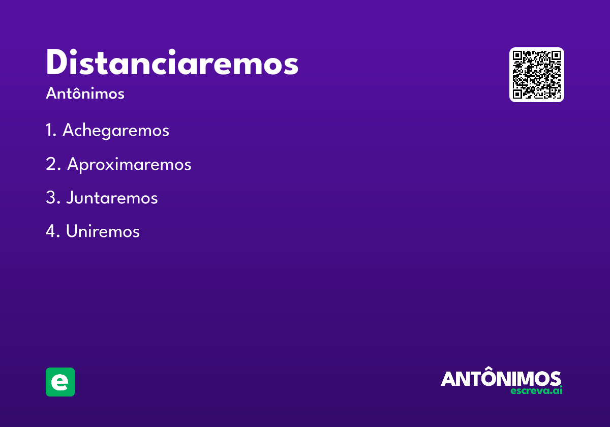 distanciaremos