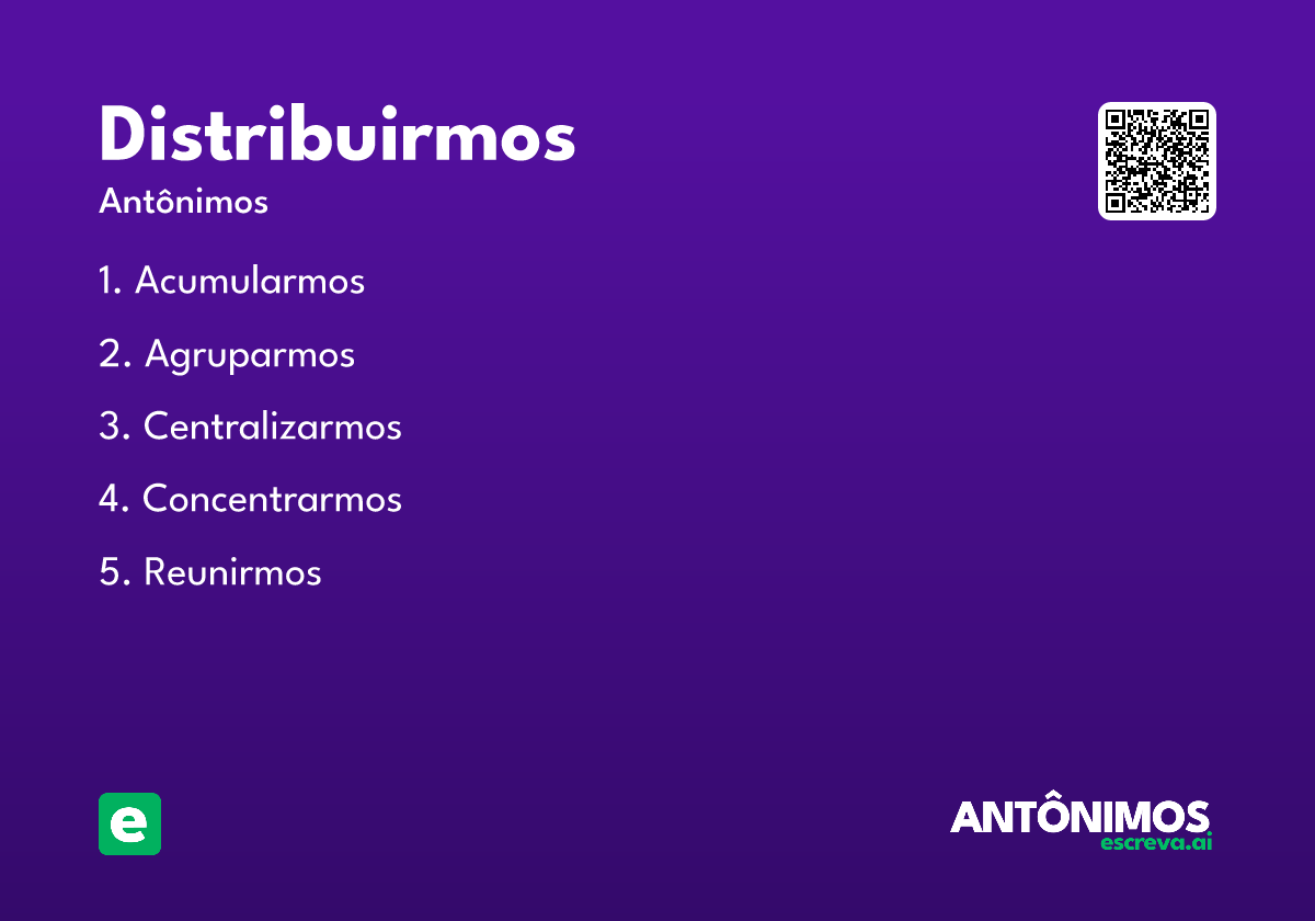 distribuirmos