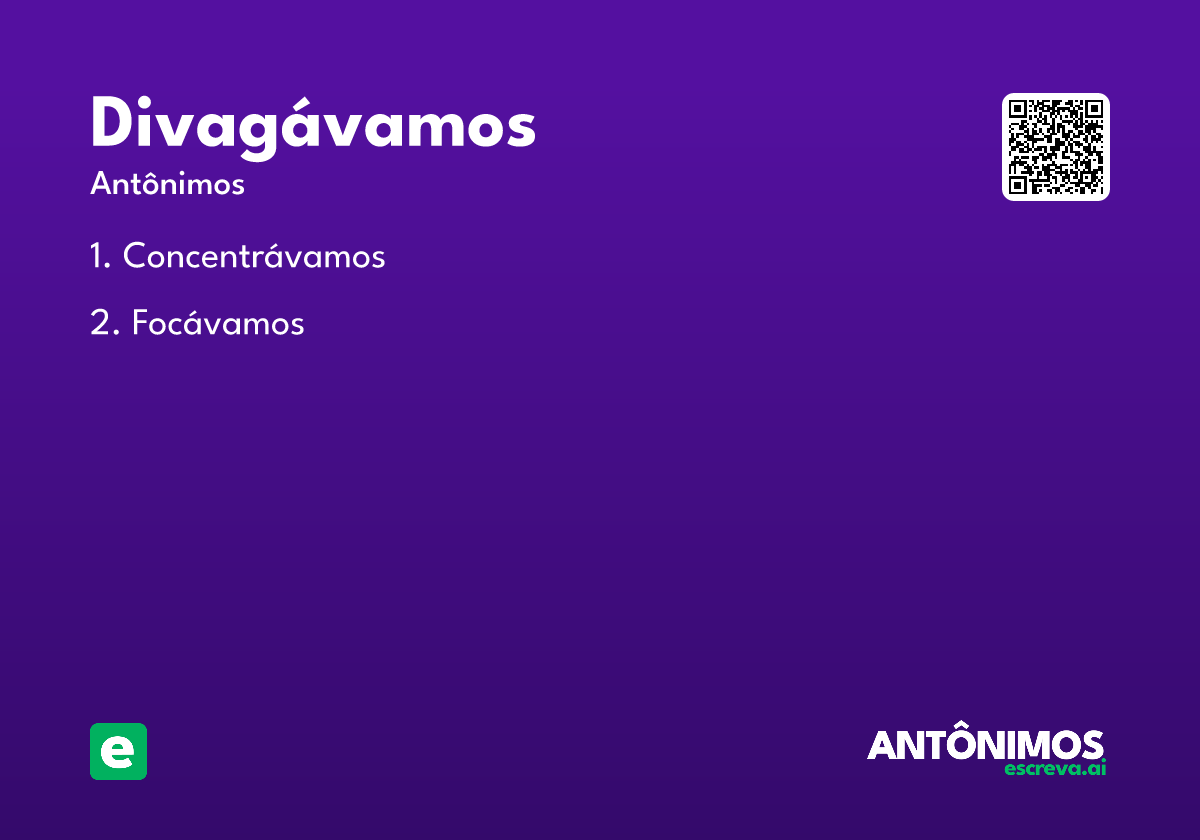 divagávamos