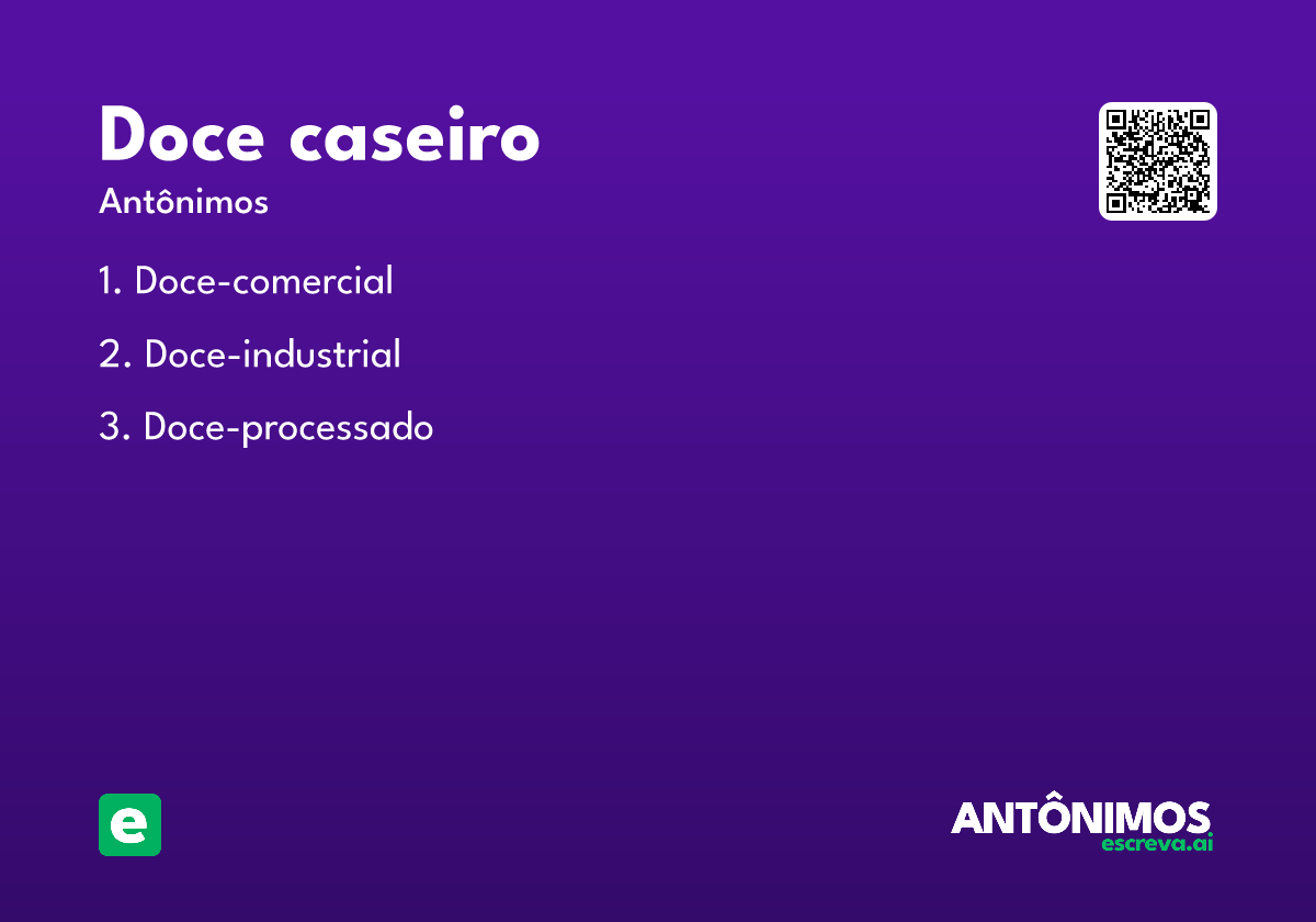 doce caseiro