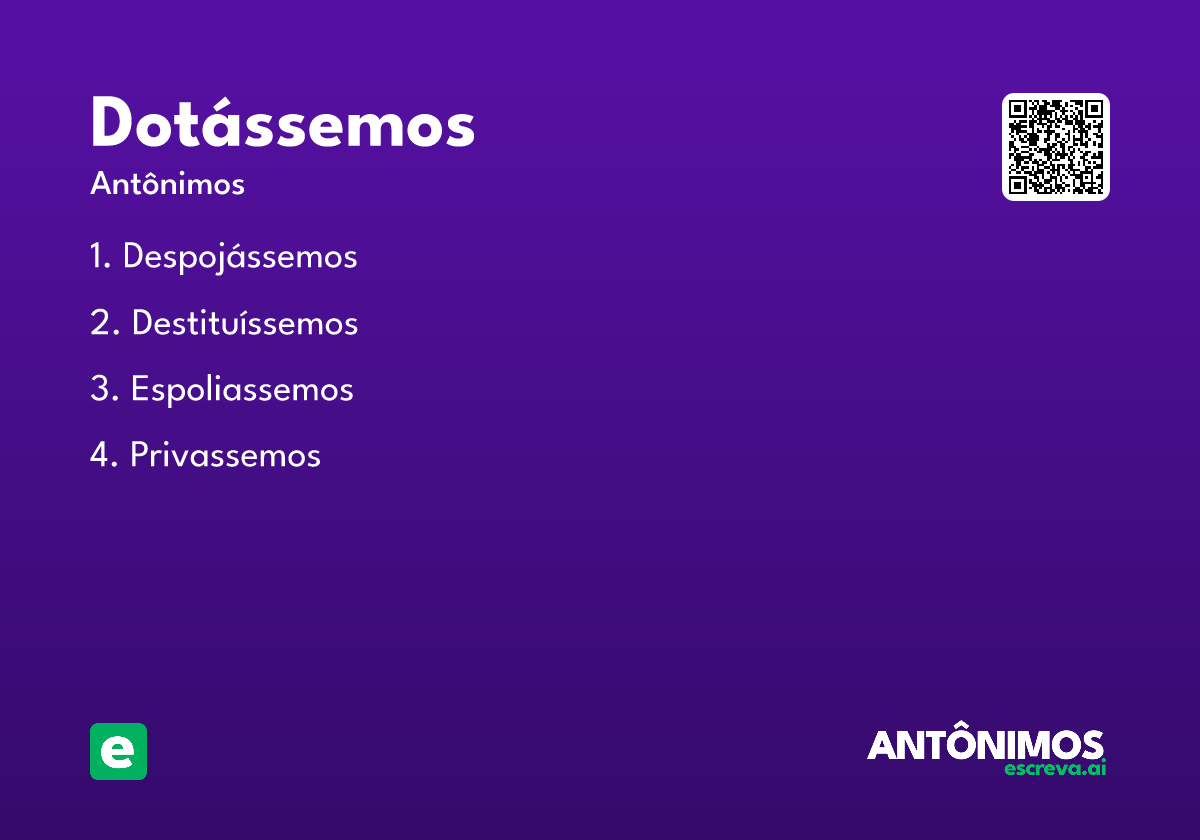 dotássemos