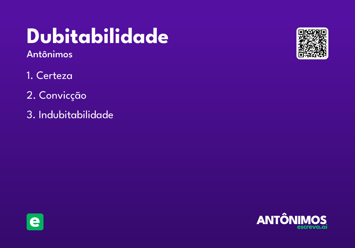 dubitabilidade