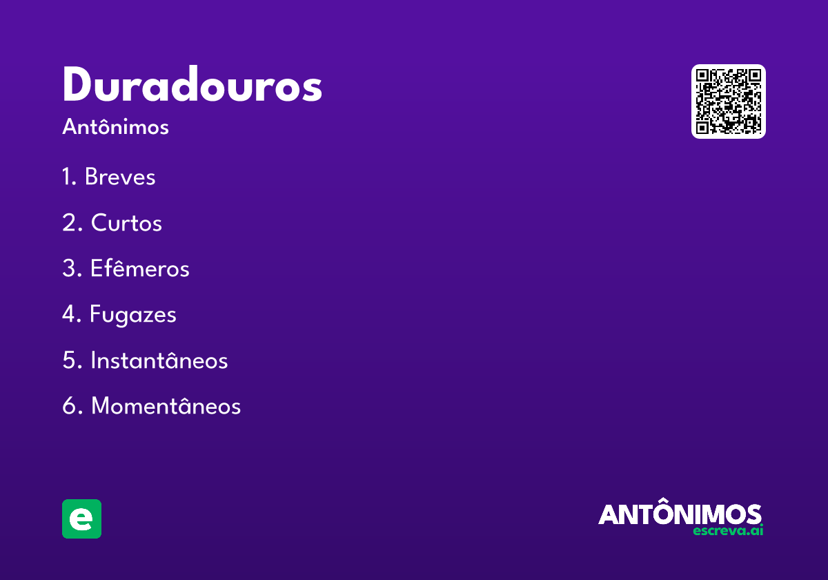 duradouros