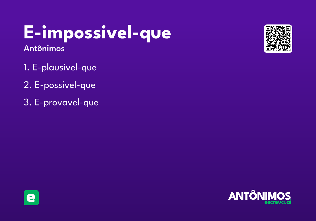 e-impossivel-que