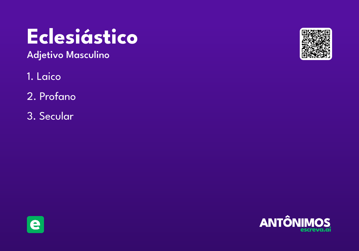 eclesiástico