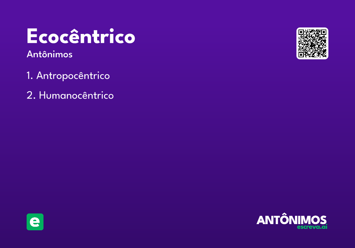 ecocêntrico