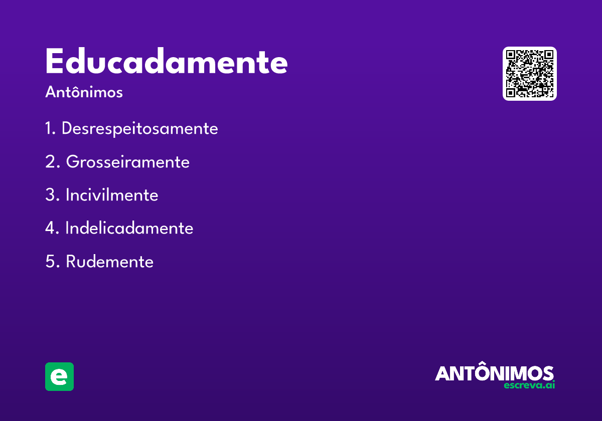 educadamente