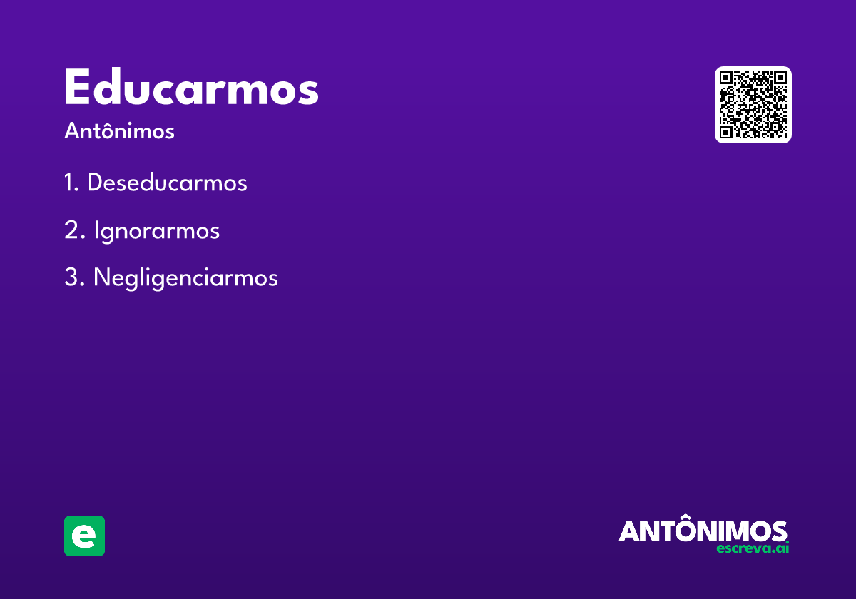 educarmos