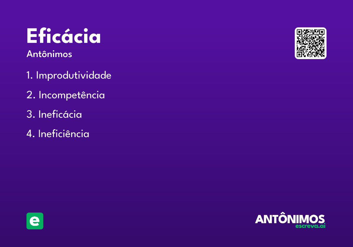eficácia
