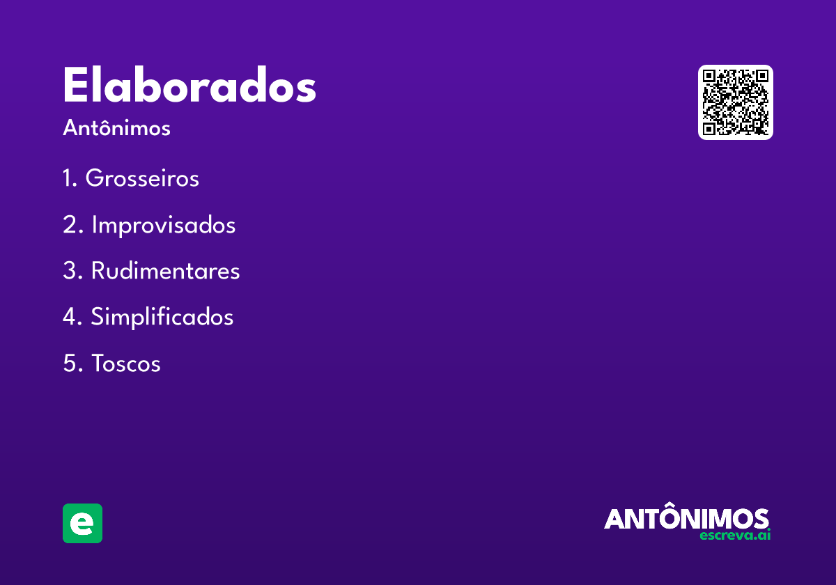 elaborados