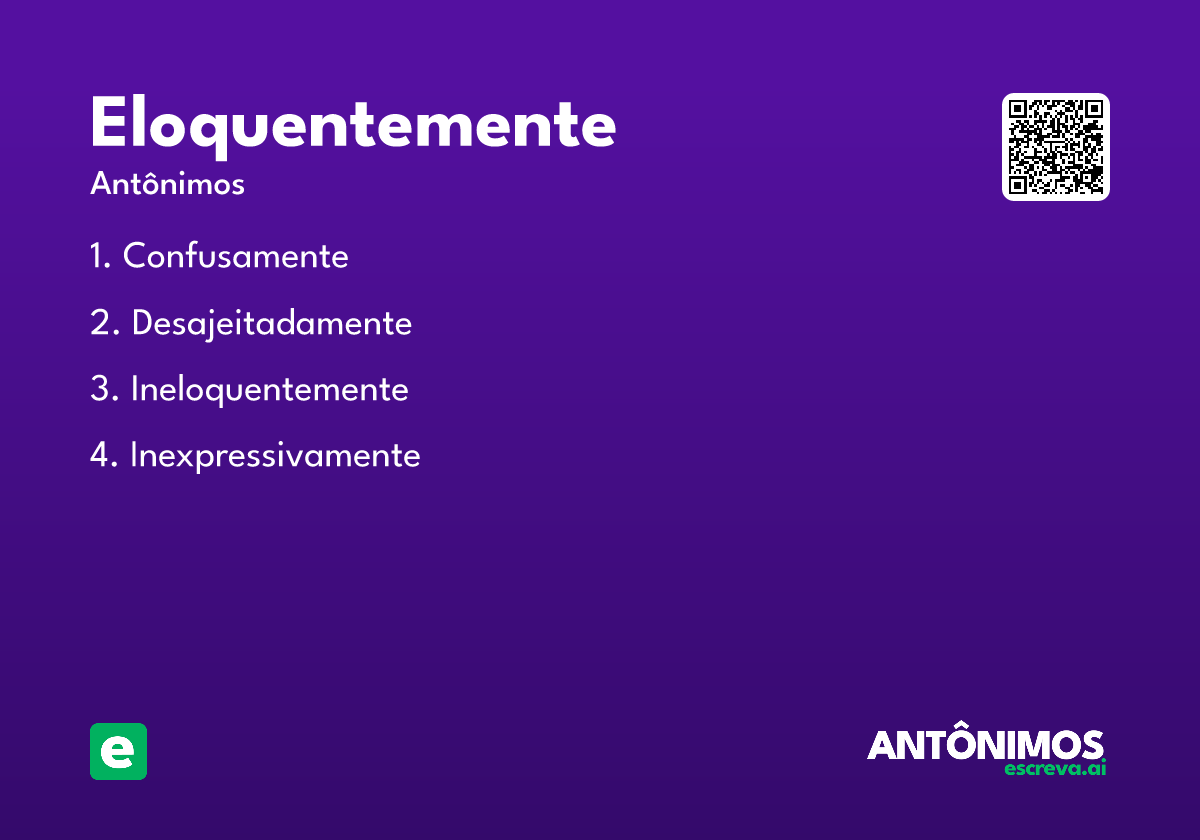 eloquentemente