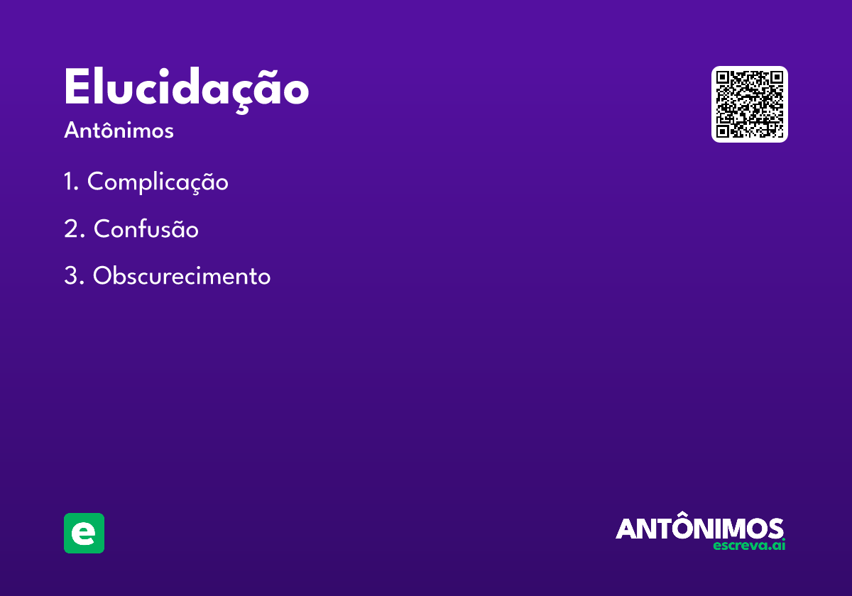 elucidação