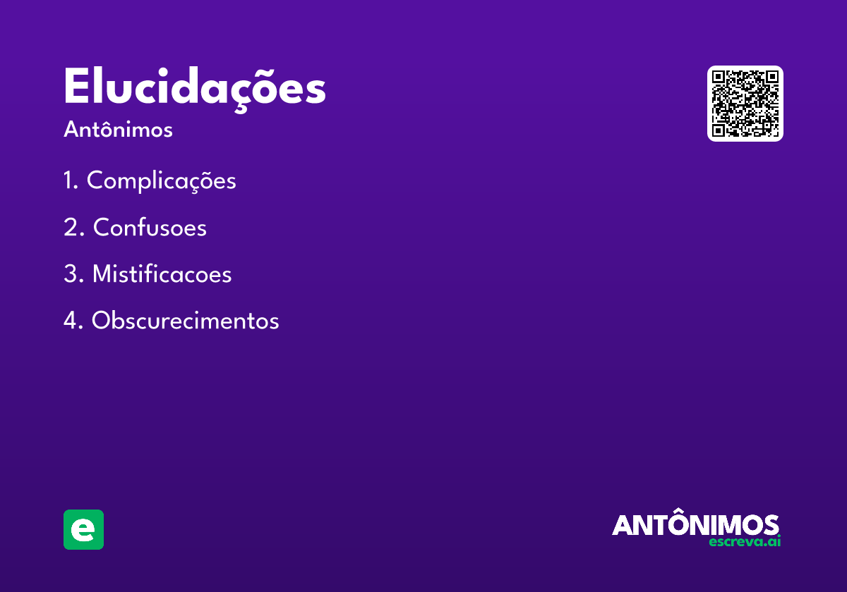 elucidações