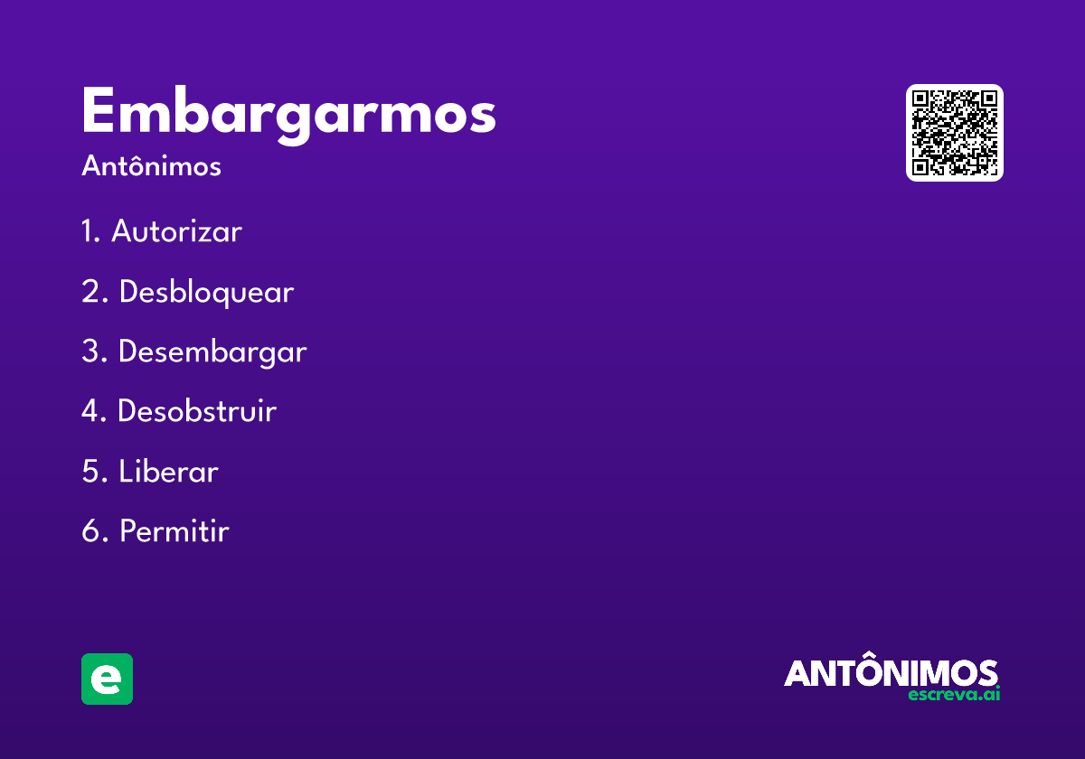 embargarmos