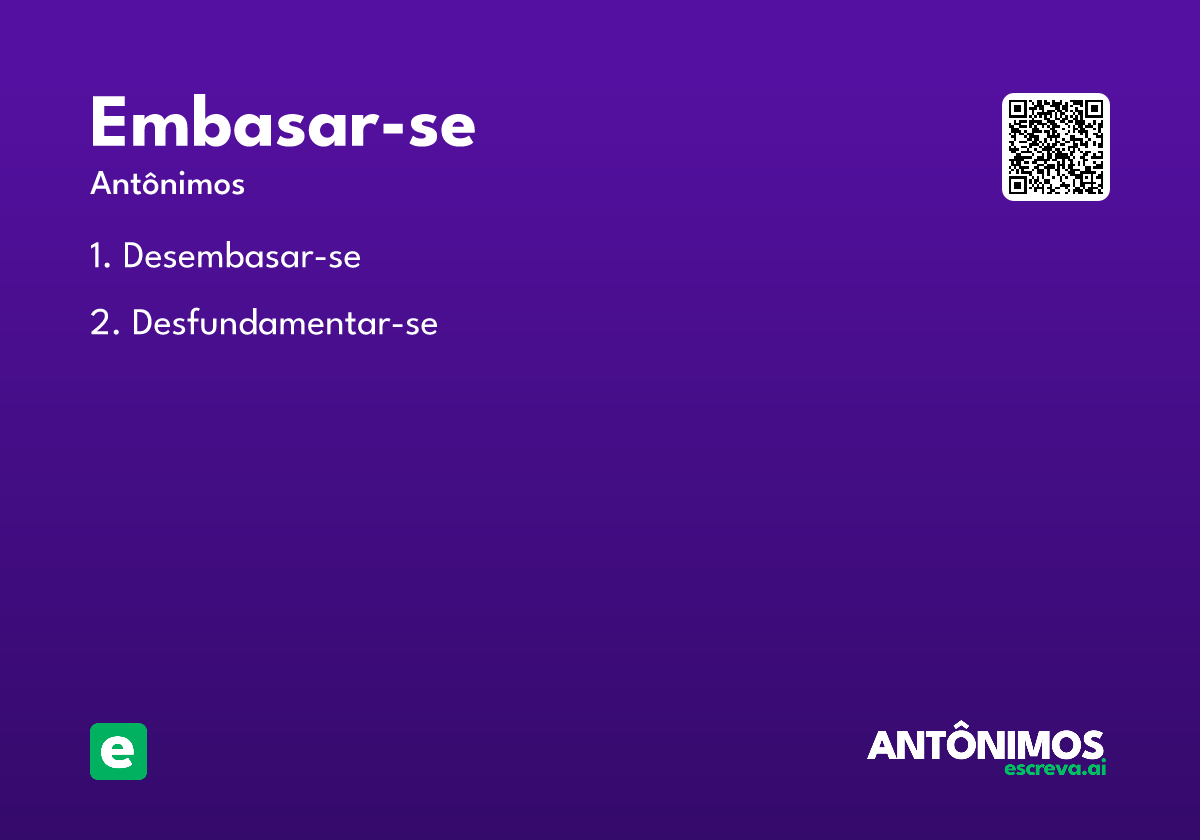 embasar-se