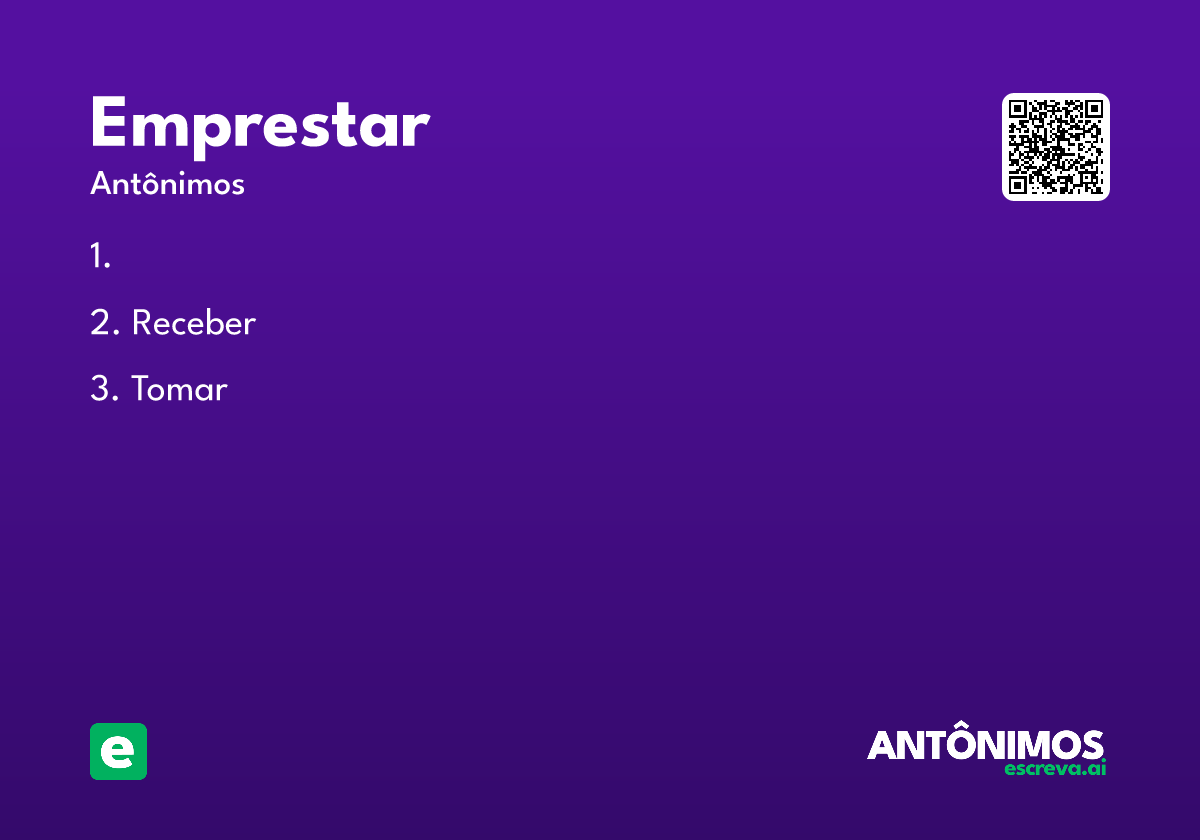 emprestar