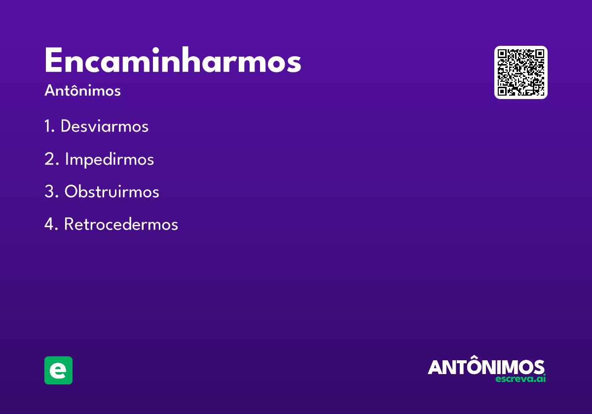encaminharmos