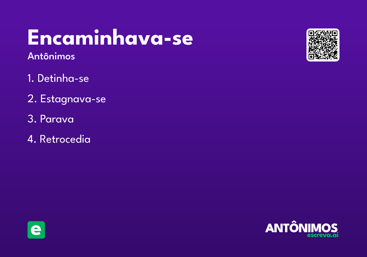 encaminhava-se