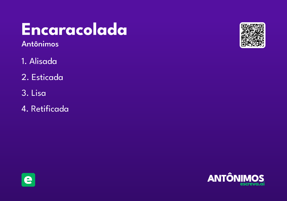 encaracolada