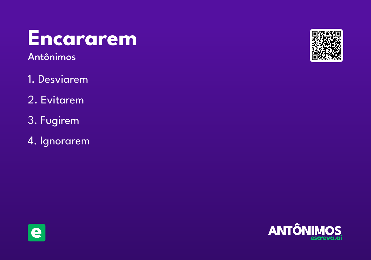 encararem