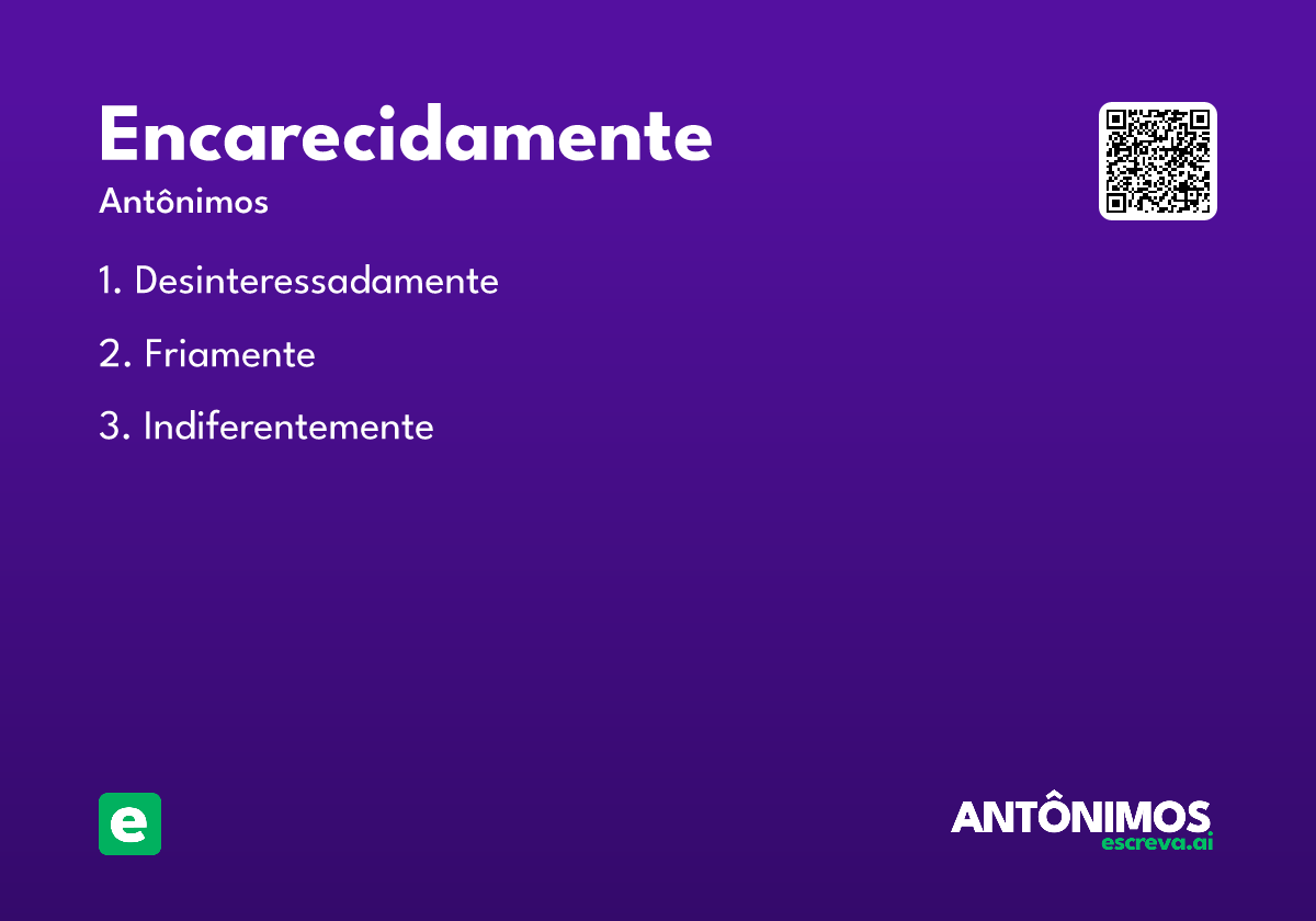 encarecidamente