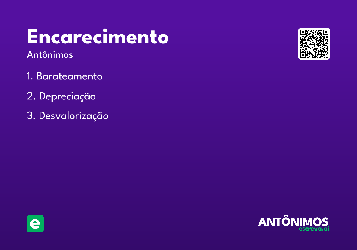 encarecimento