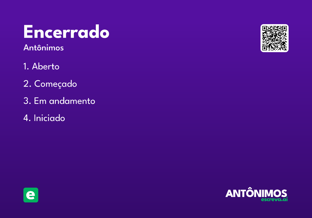 encerrado