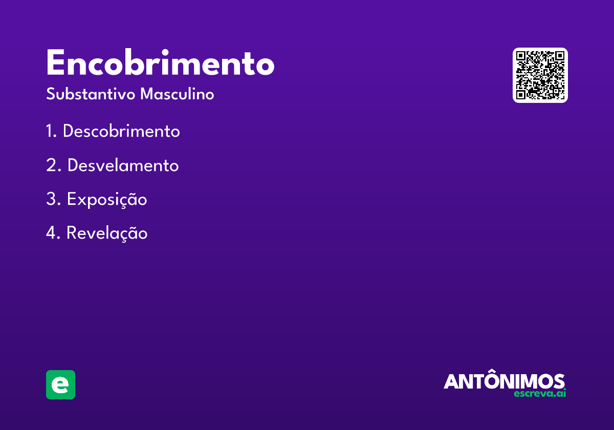 encobrimento