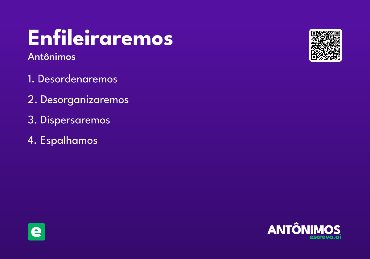 enfileiraremos